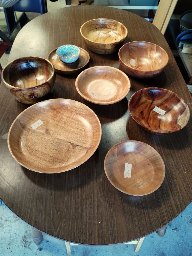 Turned Wooden Bowls